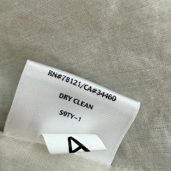 Eileen Fisher Twinkle Natural Linen Jacket Blazer Short Sleeve Snap Front 1X - Picture 11 of 11